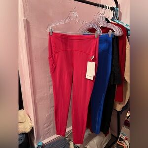 NEW NWT LULULEMON NEON SONIC PINK LEGGINGS